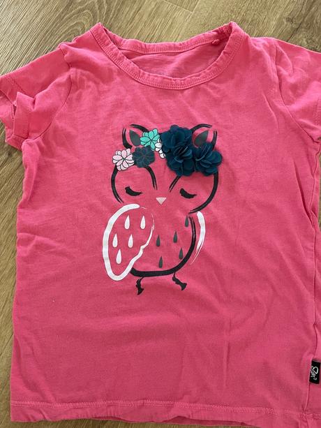 Pohodlne  tričko so sovickou, s.a.m.,128