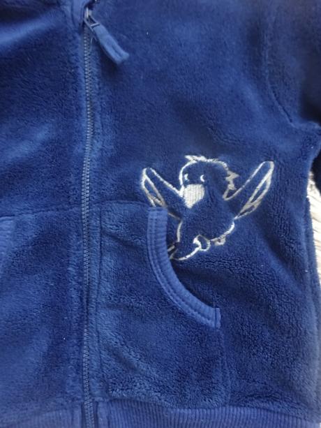 Fleesová mikina s uškami, baby,86