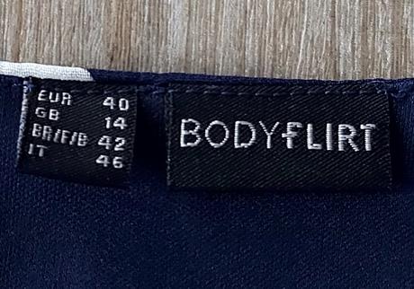 Bodkované šaty bodyflirt, bonprix,40