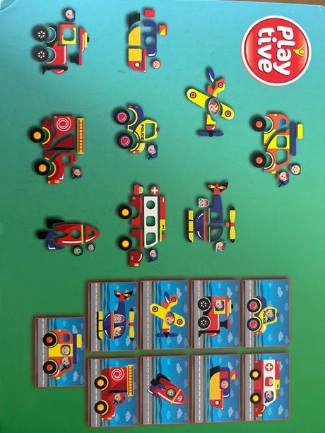 Magnetická skladačka dopravné prostriedky, 