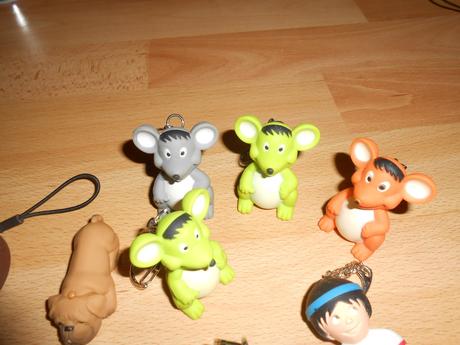 Rôzne prívesky-svetlo,zvuk,