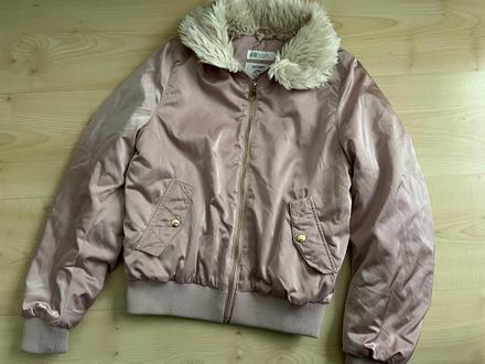 Bundička vatovaná 9-10 rokov, h&m,140