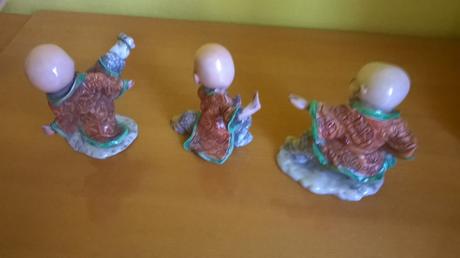 Ázijskí bojovníci - cena spolu za 3 ks, 