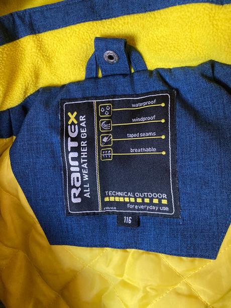 Zimná bunda s fleece mikinou, c&a,116