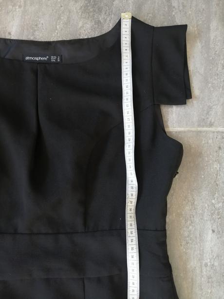 Čierne šaty atmosphere v34, s podšívkou, atmosphere,34