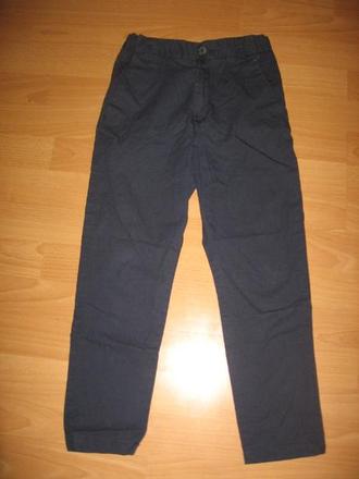 Modre nohavice122az128, h&m,128