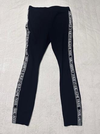 Legínové sťahujúce nohavice karl lagerfeld orig., m