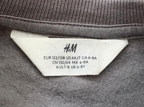 Netopieria mikina veľ. 122/128, h&m,128