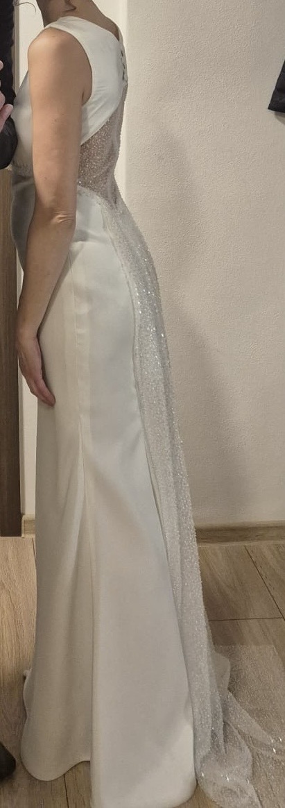 Šaty s, farba ivory, 164