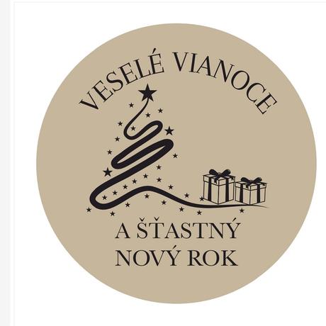 Vianočné nálepky,