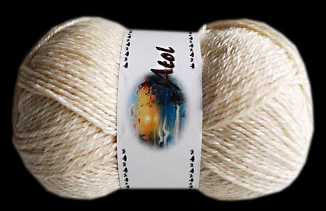 vlna pletacia priadza atol ecru,