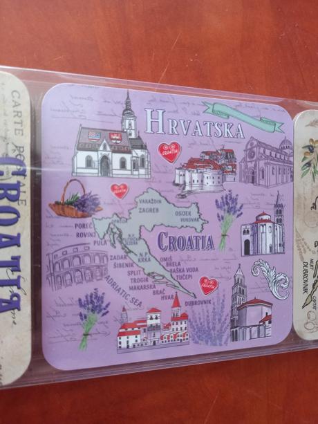 Podložky pod poháre chorvátsko, 