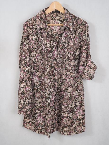 Kvalitná košeľová tunika zero, 44