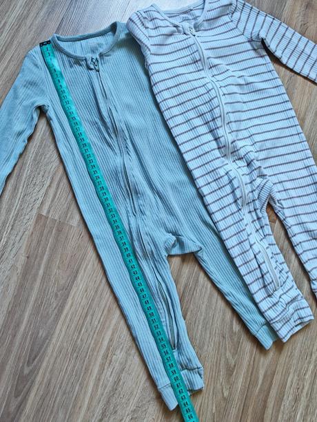 Rebrované pyžamá 12-18m, f&f,86