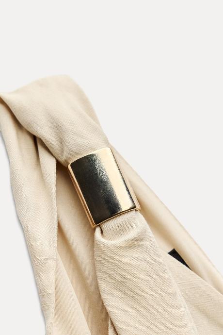 Béžové letné šaty zara, zara,l