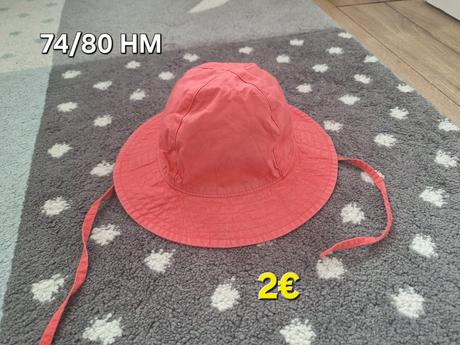 Letny klobuk so snurkami 74/80, h&m,74