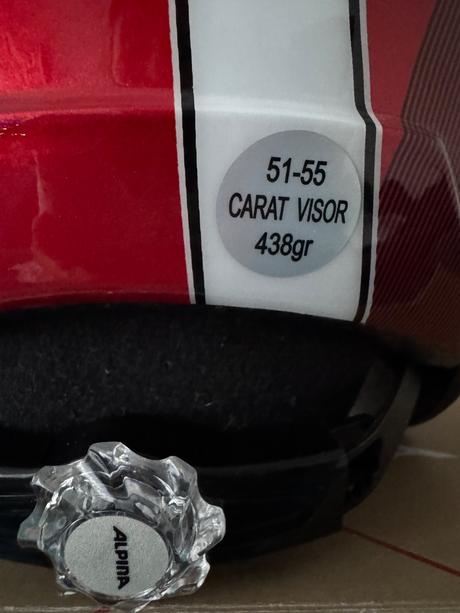 Lyžiarska prilba alpina carat visor, veľ. 51-55 cm, alpina sports,s