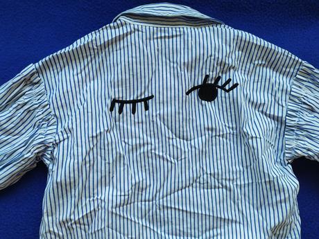 Blúzka s modrým pásikom, primark,110