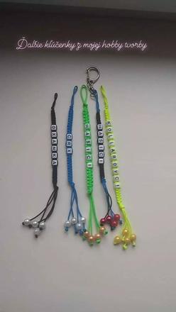 Makrame kľúčenky, 