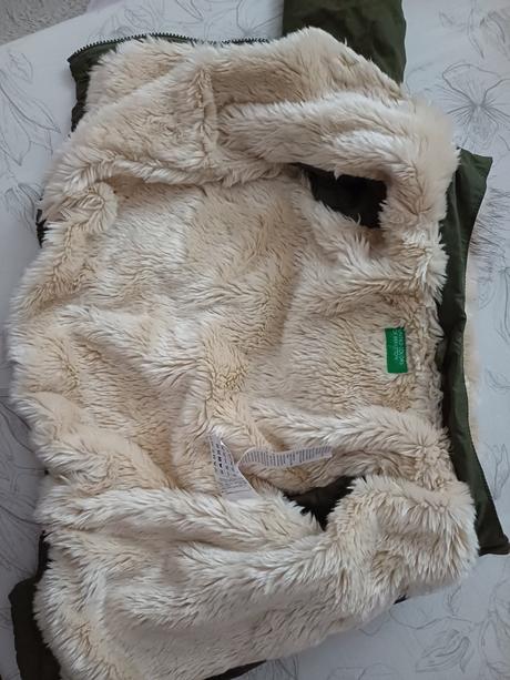 Zimná bunda vetrovka, benetton,116