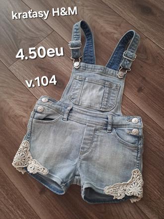 Riflové kraťasy h&m, h&m,104