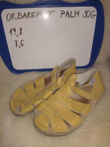 Okbarefoot palm 30g užšie sandálky tikki, baby bar, 30