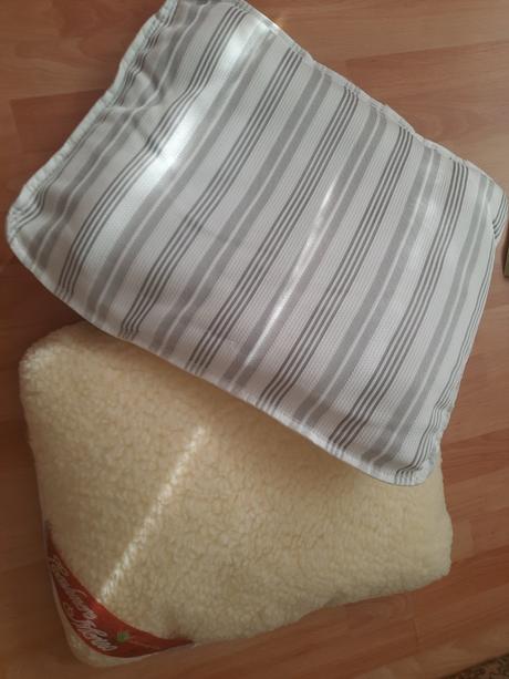 Paplón + 2vankúše z ovčej vlny, šírka (cm): 140,dĺžka (cm): 200