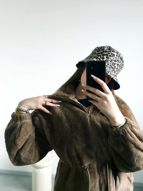 Kožušinová bundička s/m, primark,s