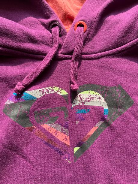 Fialová mikina roxy, roxy,s