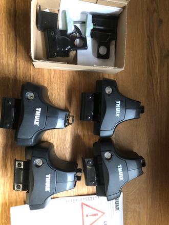 Strešny nosič thule na vw golf 5 plus, 