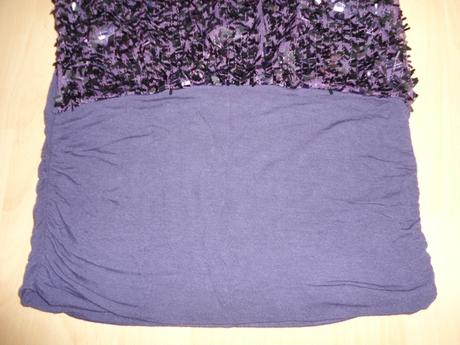 Fialove tricko - top / aj na leginy, m