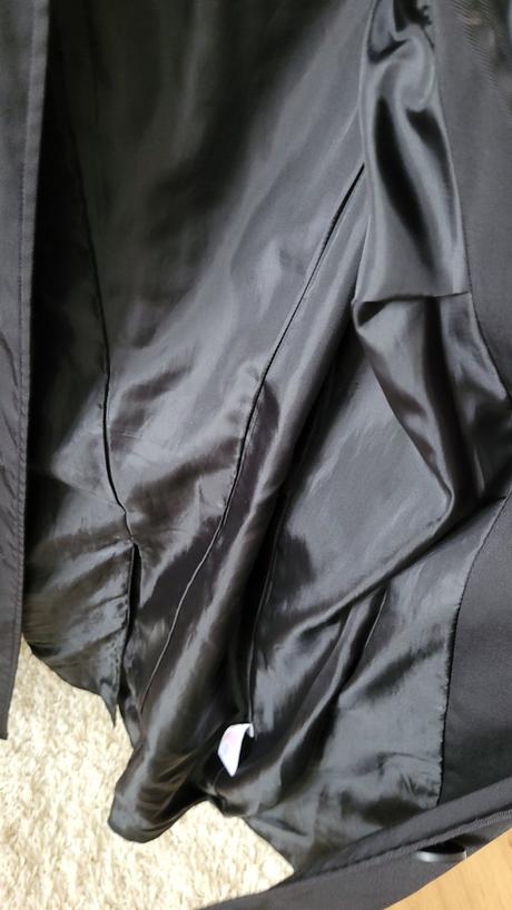 Čierny trenchcoat, f&f,m