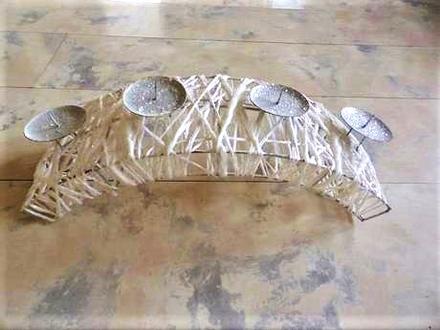 Vianočný adventný svietnik,