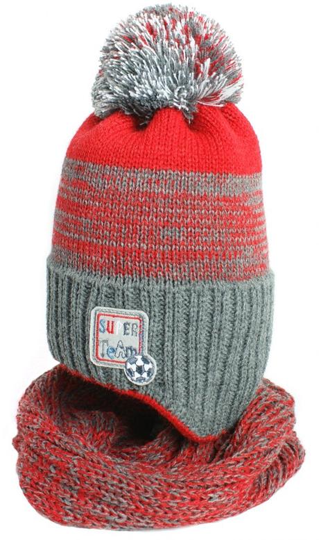 Chlapčenský set čiapka,nákrčník/mix farieb, 