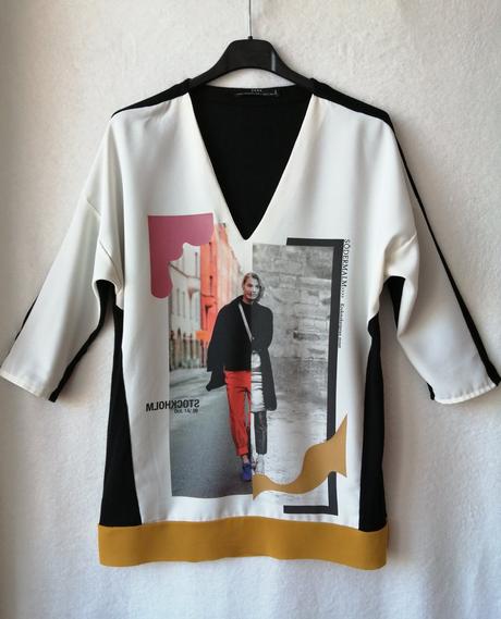 Pekná pohodlná blúzka od zary, zara,36