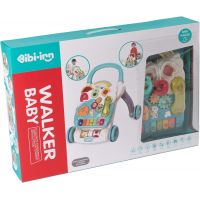 Chodítko s hracím centrom so zvukom a svetlom modr, 