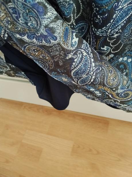 Motivi made in italy paisley šaty s volánmi, s