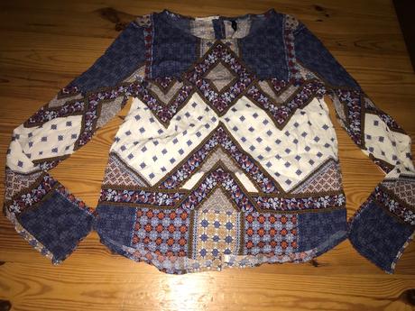 Ľahká blúzka, h&m,xs