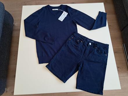 Riflove šortky zara v.140, zara,140