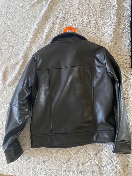 Dievčenská koženka, h&m,140