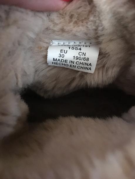 Zara futrované čizmičky, zara,30