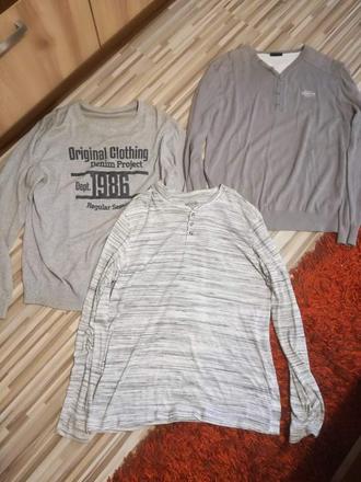 Predám 2 pánske svetriky + 1 tričko zadarmo, l