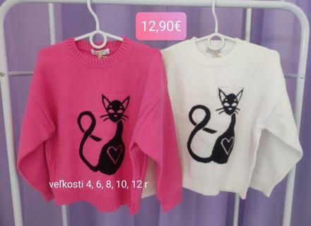 Pulóver mačička, 104 / 116 / 128 / 140 / 152