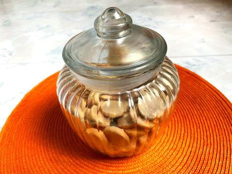 Starožitná perleťová veľká dóza, 