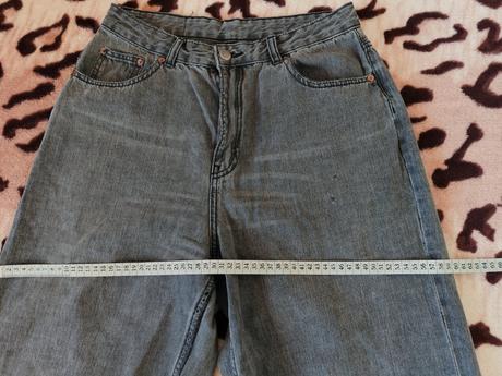 Dámske rifle denim, veľ.m rozmery pridané, stav ak, denim,m