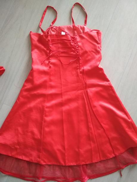 Saténové šaty, krisline,42