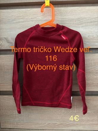 Termo tričko wedze veľ. 116, wedze,116