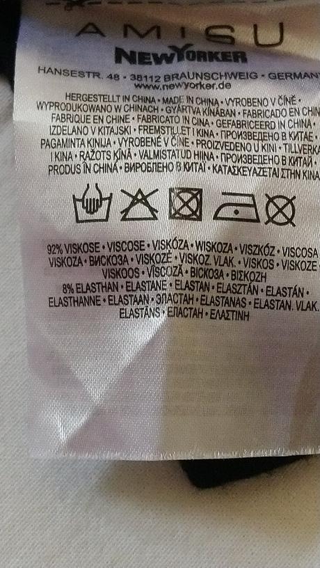 Dámsky elastický top bez ramienok, amisu, amisu,l