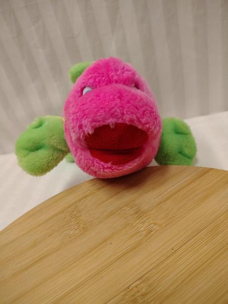 Plyšová ružovo zelená rybka, ace, 28 cm, 