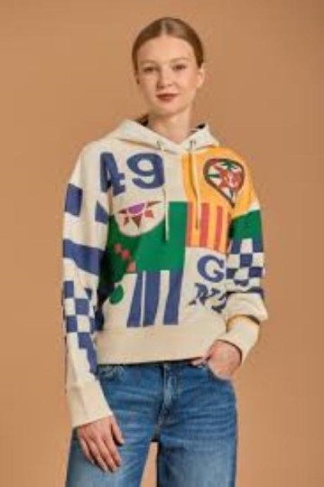 Gant ikonicka damska mikina s kapucou m/l, gant,m